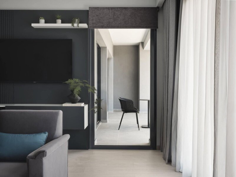 A suite workspace at AVA Hotel & Residences.
