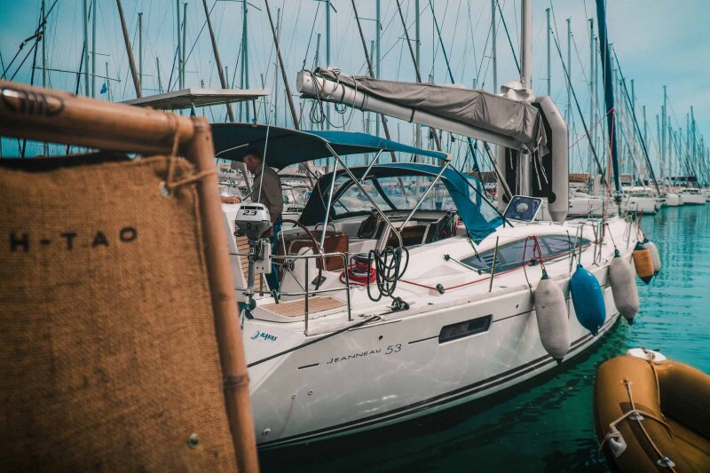 Athens port - boats.
