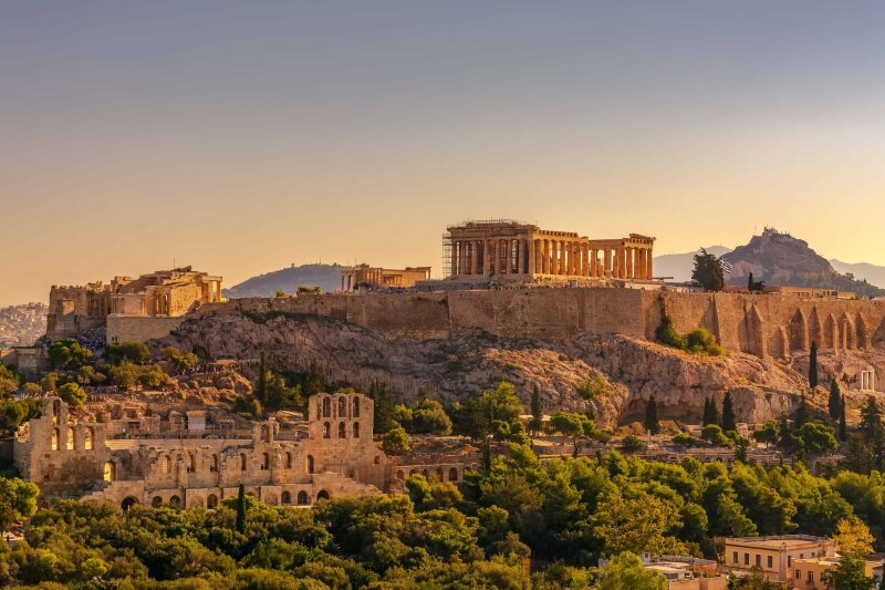 sunset acropolis.
